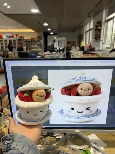 Luxury Food and Beverage Plush Toys
